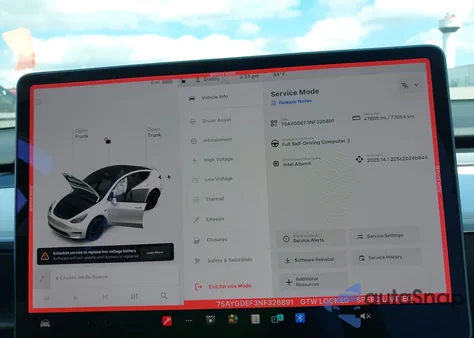 2022 Tesla Model Y Performance Dual Motor All-Wheel Drive z USA, uszkodzony, nr VIN 7SAYGDEF3NF326891
